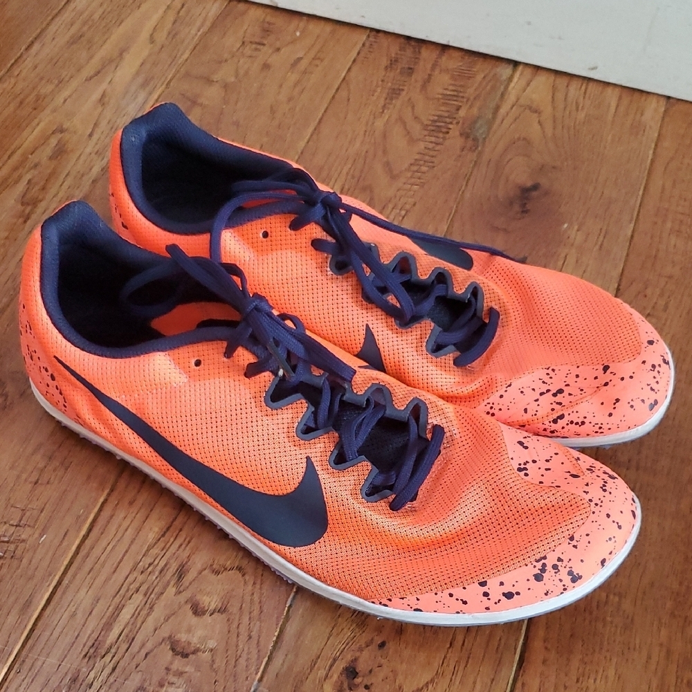Nike Zoom Rival D Men's Orange Running Shoes
